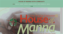 Desktop Screenshot of houseofmanna.org
