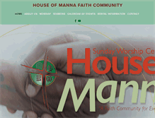 Tablet Screenshot of houseofmanna.org
